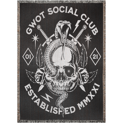 GWOT Social Club Woven Blanket