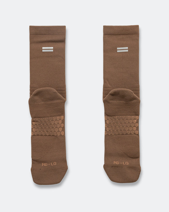 Half Crew Racing Socks - Espresso/Espresso