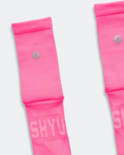 Half Crew Racing Socks - Pink/Pink