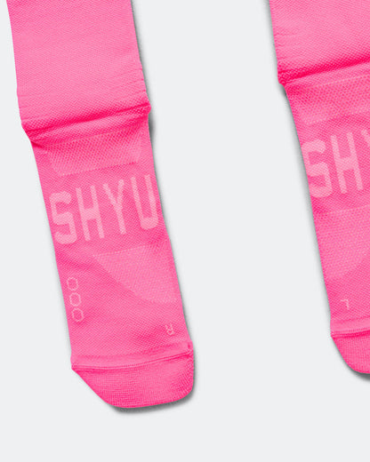 Half Crew Racing Socks - Pink/Pink
