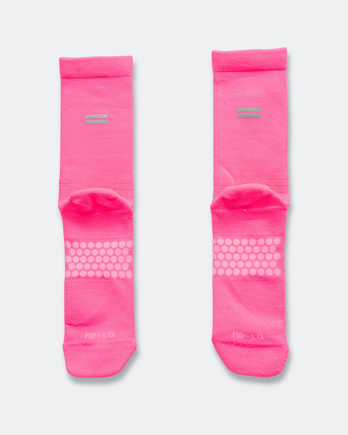 Half Crew Racing Socks - Pink/Pink