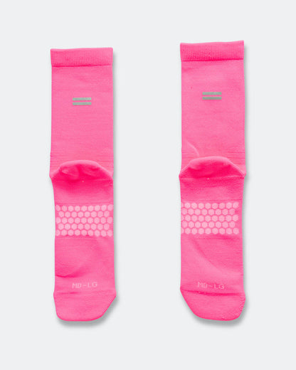 Half Crew Racing Socks - Pink/Pink