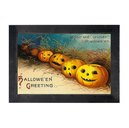 Halloween Greeting Jack-o-Lanterns