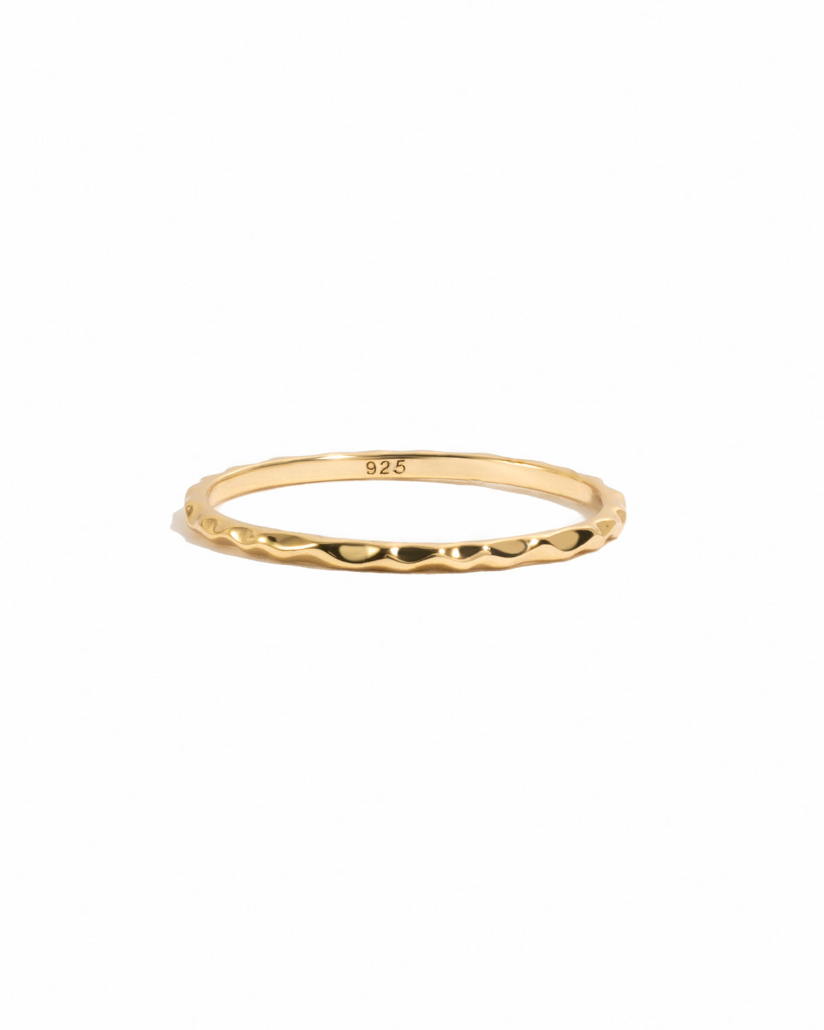 Hammered Stacking Ring