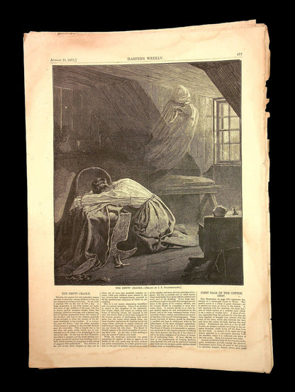 Harper's Weekly (Original 1800s Magazine) - August 21st, 1875 - Reconstruction Era