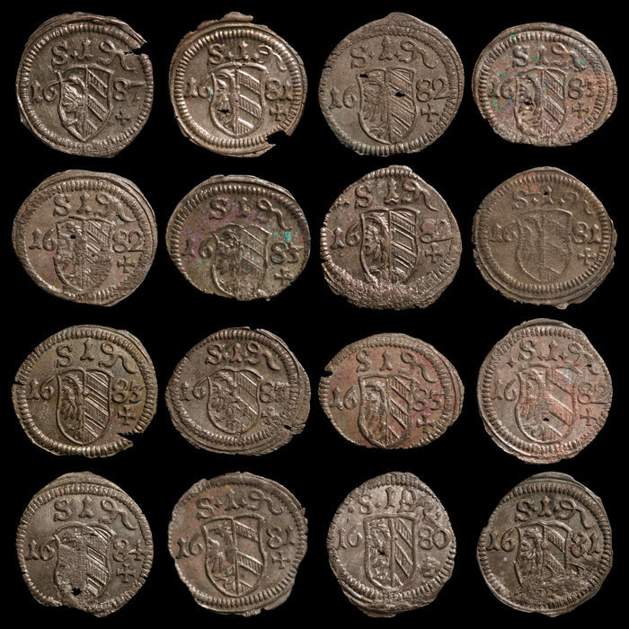 Holy Roman Empire, Free Imperial City of Nuremburg, Silver Pfennig - 1675 to 1700 CE - German States
