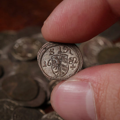 Holy Roman Empire, Free Imperial City of Nuremburg, Silver Pfennig - 1675 to 1700 CE - German States