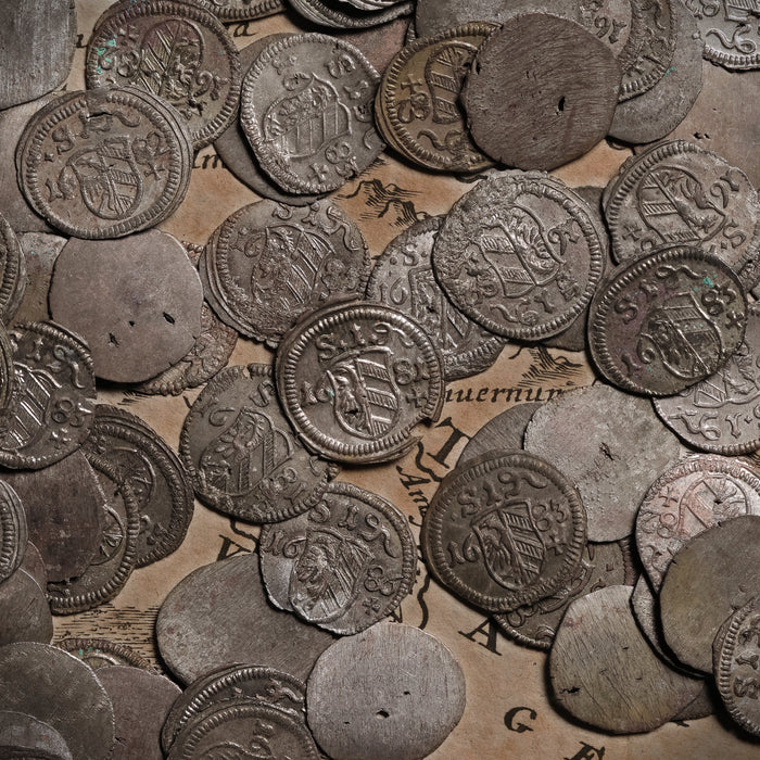 Holy Roman Empire, Free Imperial City of Nuremburg, Silver Pfennig - 1675 to 1700 CE - German States