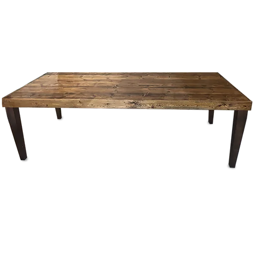 Honey Tapered Leg Farm Table