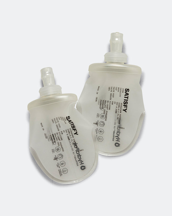 HydraPak Soft Flask 250ml 2-Pack - Transparent
