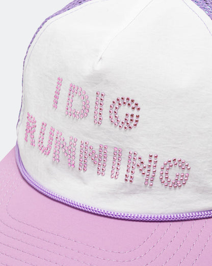 I Dig Running Trucker - Purple