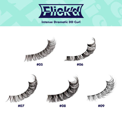 i Envy Flick'd Bold Extension Look Eyelashes 3 Pair