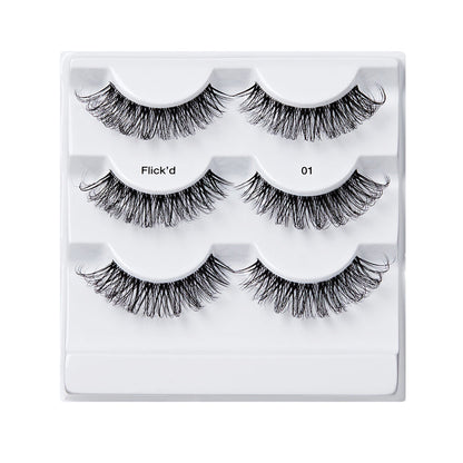 i Envy Flick'd Eye Defining Lash Perm Effect Eyelashes 3 Pair