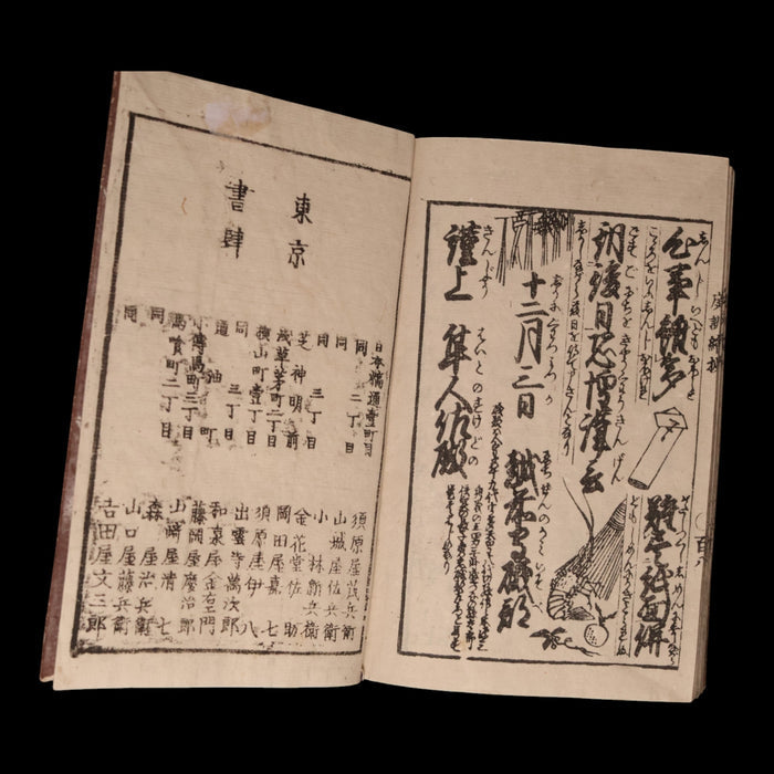 Illustrated Selections from the Teikin Ōrai - Kaei 6 (1854 CE) - Edo Japan