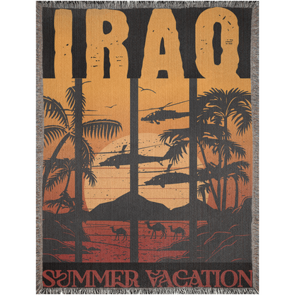 Iraqi Vacation Woven Blanket