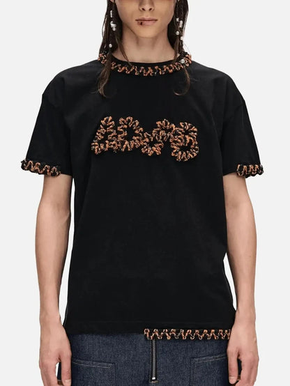 ANDERSSON BELL Julian ADSB Logo T-Shirts - Black - T-Shirts T-SHIRT