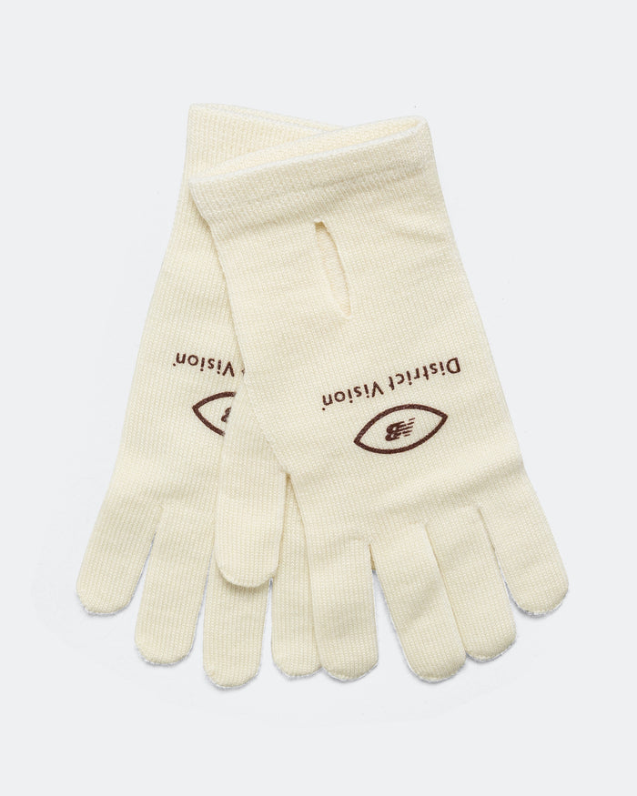 Knit Windowed Running Gloves x New Balance - Linen