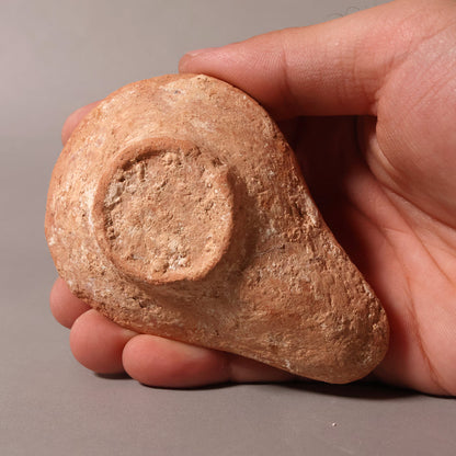Late Roman Oil Lamp, 3.5 inches - c. 100 to 476 CE - Middle East