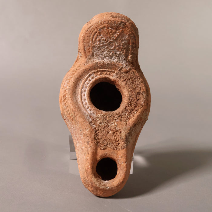 Late Roman Oil Lamp, 4 inches - c. 100 to 476 CE - Middle East