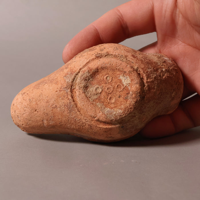 Late Roman Oil Lamp, 4 inches - c. 100 to 476 CE - Middle East