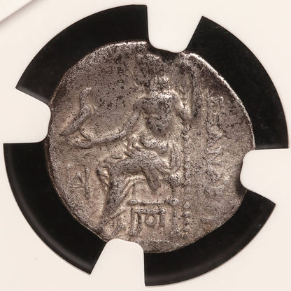 Macedon, Alexander the Great, Posthumous AR Drachm - 310 to 301 BCE - NGC Certified
