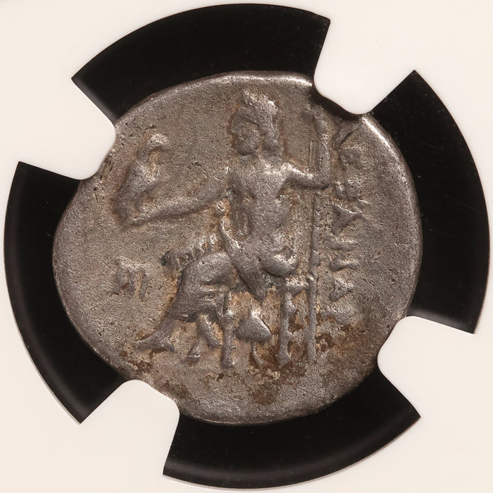 Macedon, Alexander the Great, Posthumous AR Drachm - 310 to 301 BCE - NGC Certified