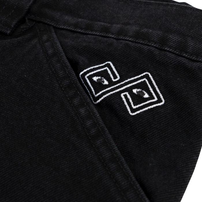 Magenta OG Denim Pants Black