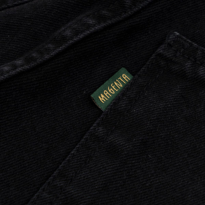 Magenta OG Denim Pants Black