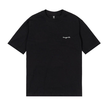 Magenta Pomme T-Shirt Black