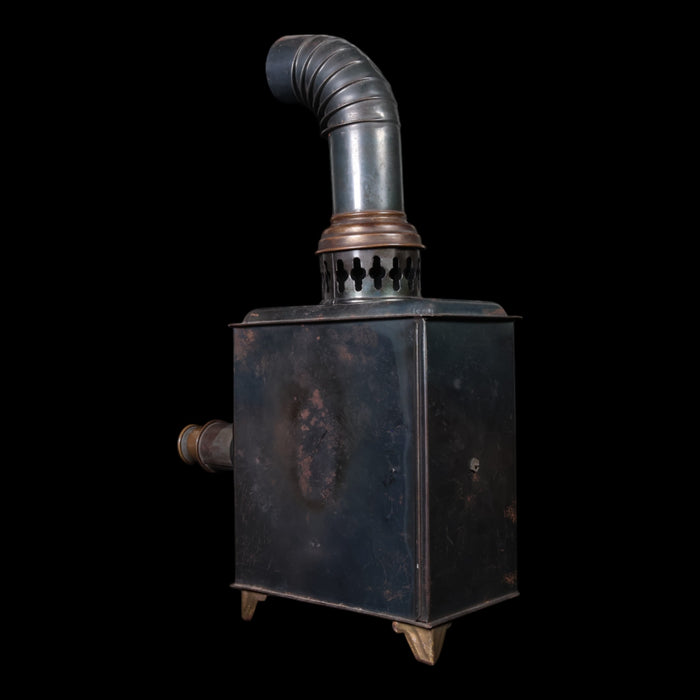 Magic Lantern (Functional), Unknown German Maker, Five Slides Included - Late 1800s - Germany