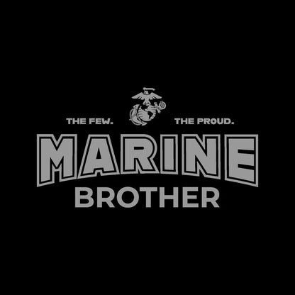 Marines Youth Brother T-Shirt (Black)