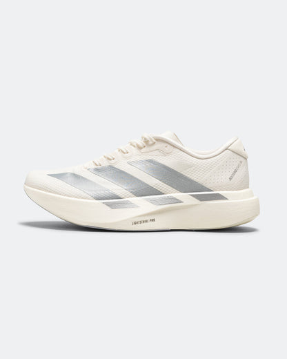 Mens Adizero Evo SL Woven - Core White/Core White-Halo Silver