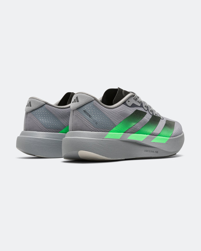 Mens Adizero Evo SL Woven - Grey/Screaming Green-Carbon