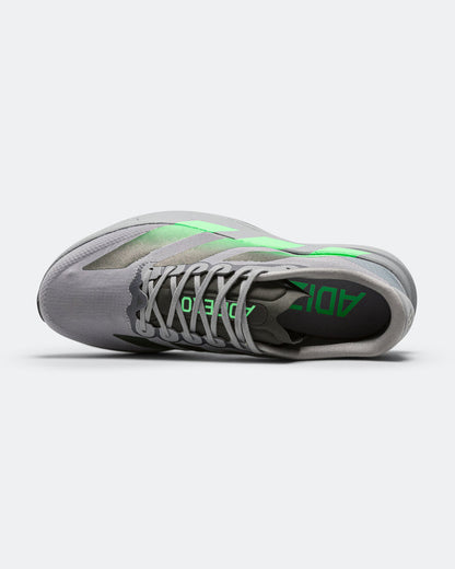 Mens Adizero Evo SL Woven - Grey/Screaming Green-Carbon