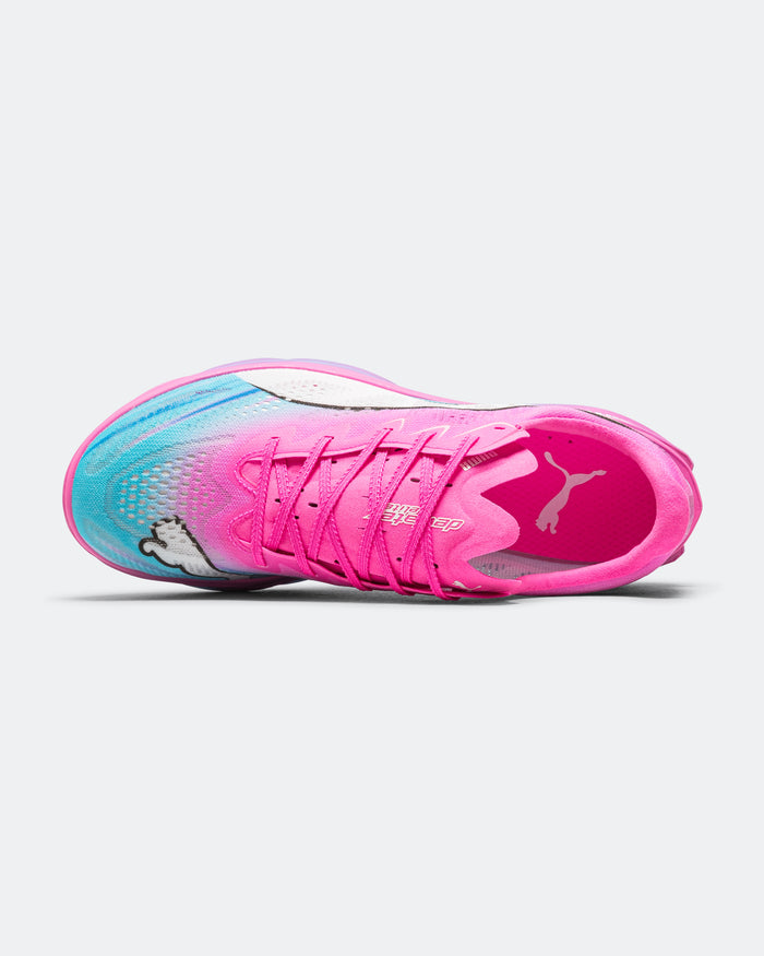 Mens Deviate NITRO Elite 4 Showtime - Poison Pink/Yellow Alert-Bright Aqua