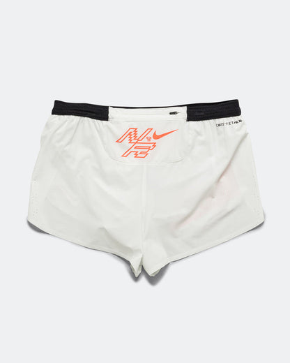 Mens Dri-FIT ADV Aeroswift 2in Brief-Lined Running Short GFX - Summit White