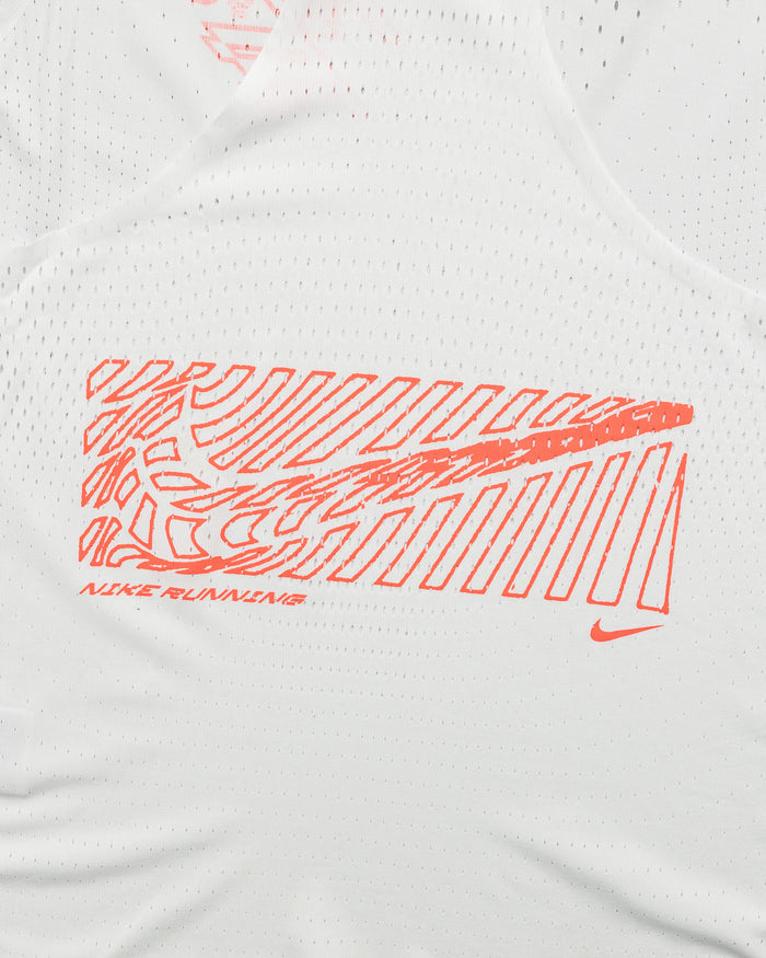 Mens Dri-FIT ADV Aeroswift Singlet GFX - Summit White