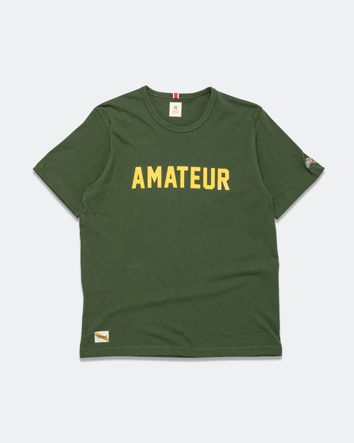 Mens Greyboy Tee - Forest/Yellow