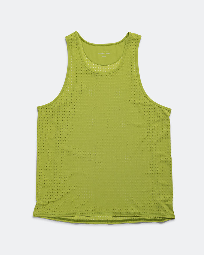 Mens Jude Run Tank - Verdant