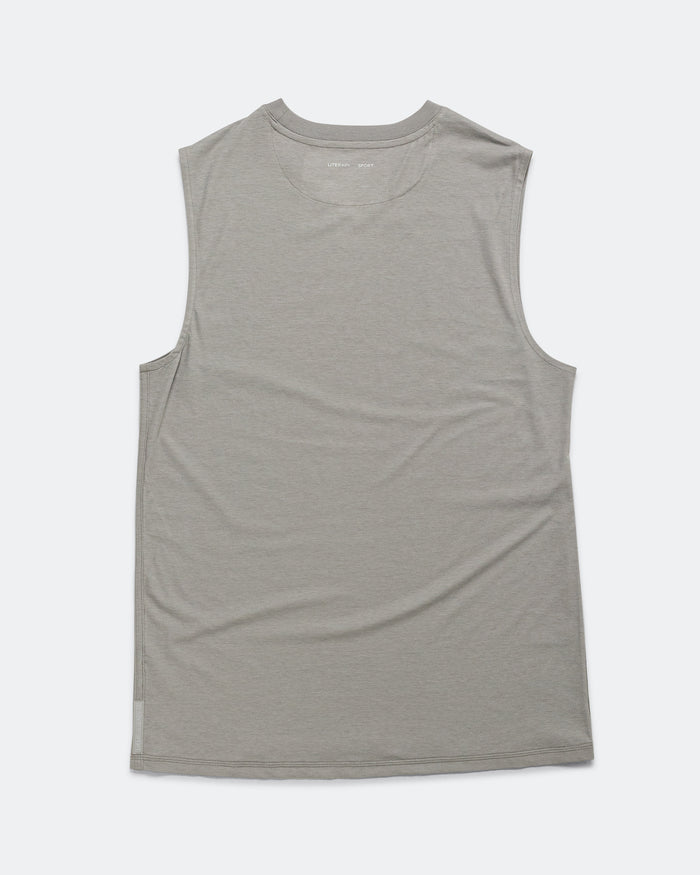 Mens Lorca Sleeveless T-Shirt - Steel