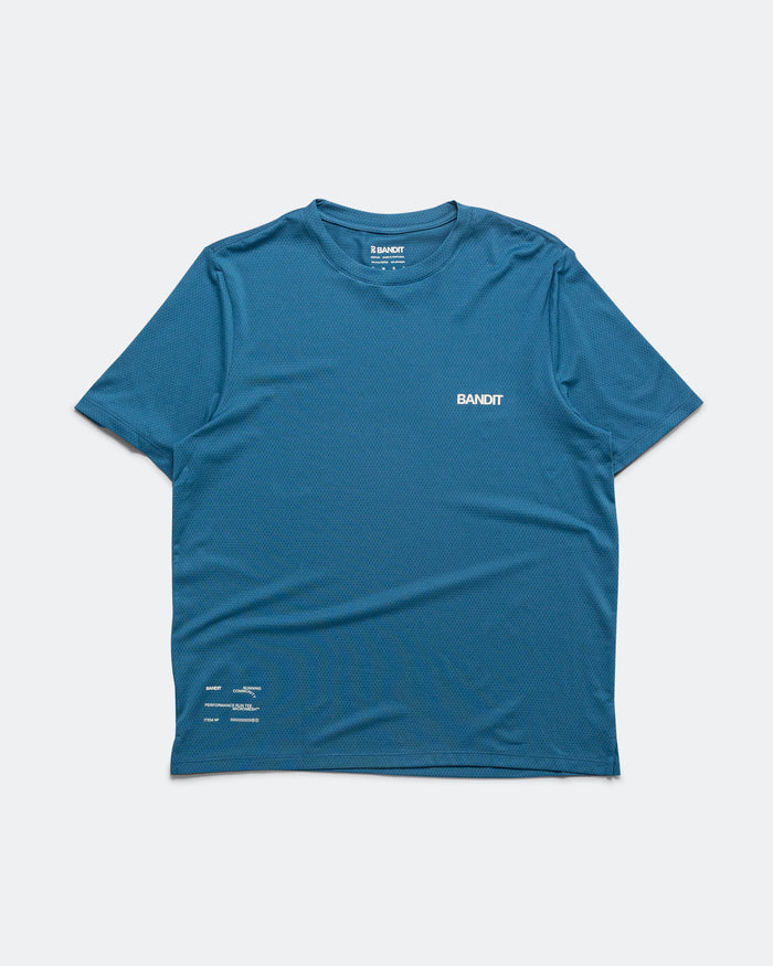 Men's Micromesh Run Tee - Aegean
