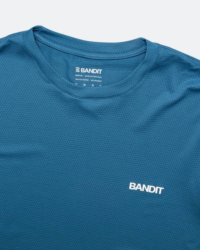 Men's Micromesh Run Tee - Aegean