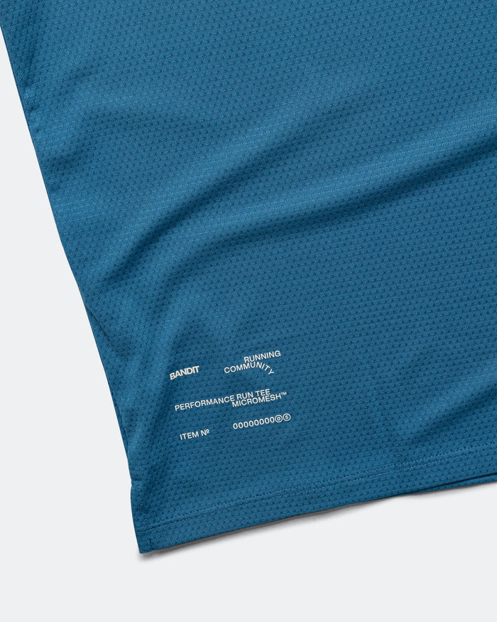 Men's Micromesh Run Tee - Aegean