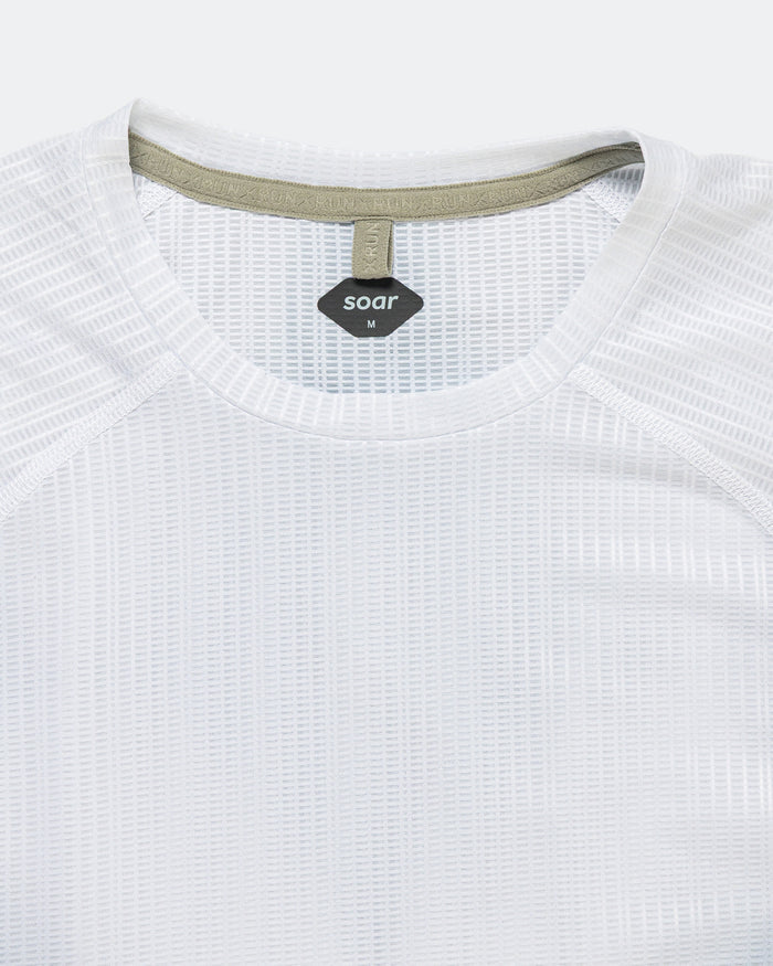 Mens Race Tee - White/Black Kalidescope