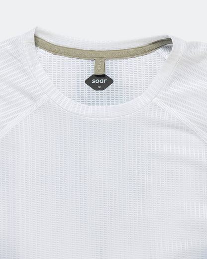 Mens Race Tee - White/Black Kalidescope
