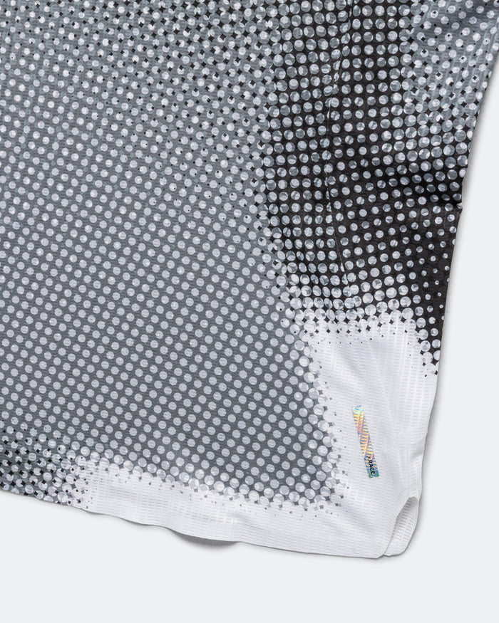 Mens Race Vest - Black/White Dot