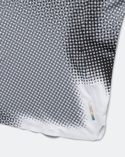 Mens Race Vest - Black/White Dot