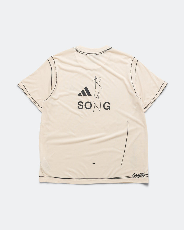 Mens Running Top x SFTM - Halo Ivory