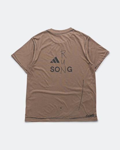Mens Running Top x SFTM - Trace Brown