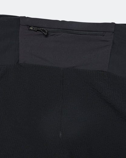 Mens Sense Aero Stow 5in Shorts - Deep Black